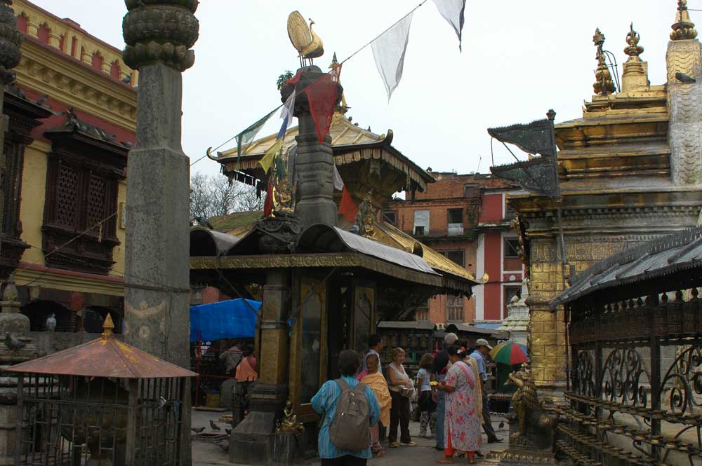 16 - Nepal - Kathmandu, stupa de Svayambhu Mahachaitya